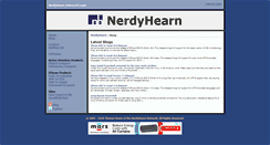 Desktop Screenshot of nerdyhearn.com